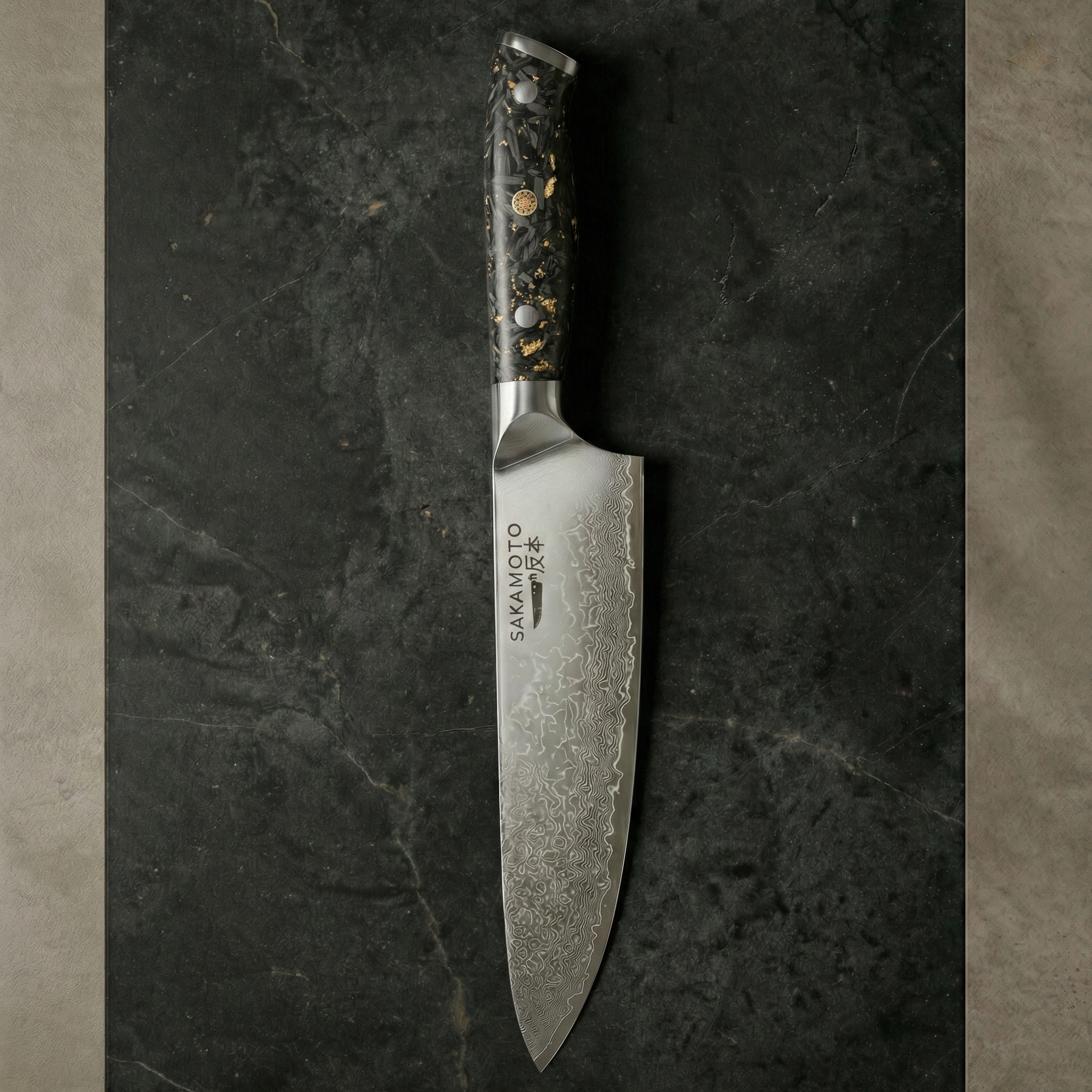 Damast Chefmesser | Akainu