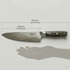 Damast Chefmesser | Akainu