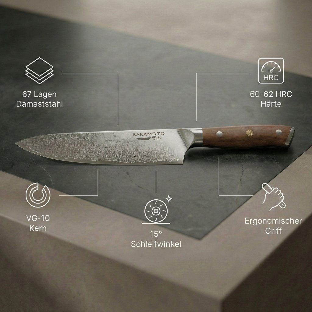 Damast Chefmesser | Gokayama