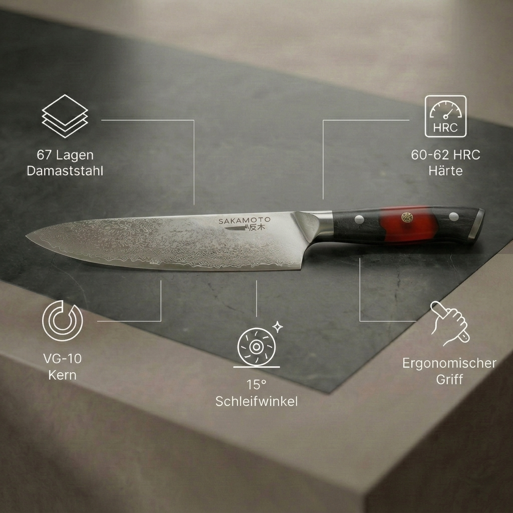 Damast Chefmesser | Fuji