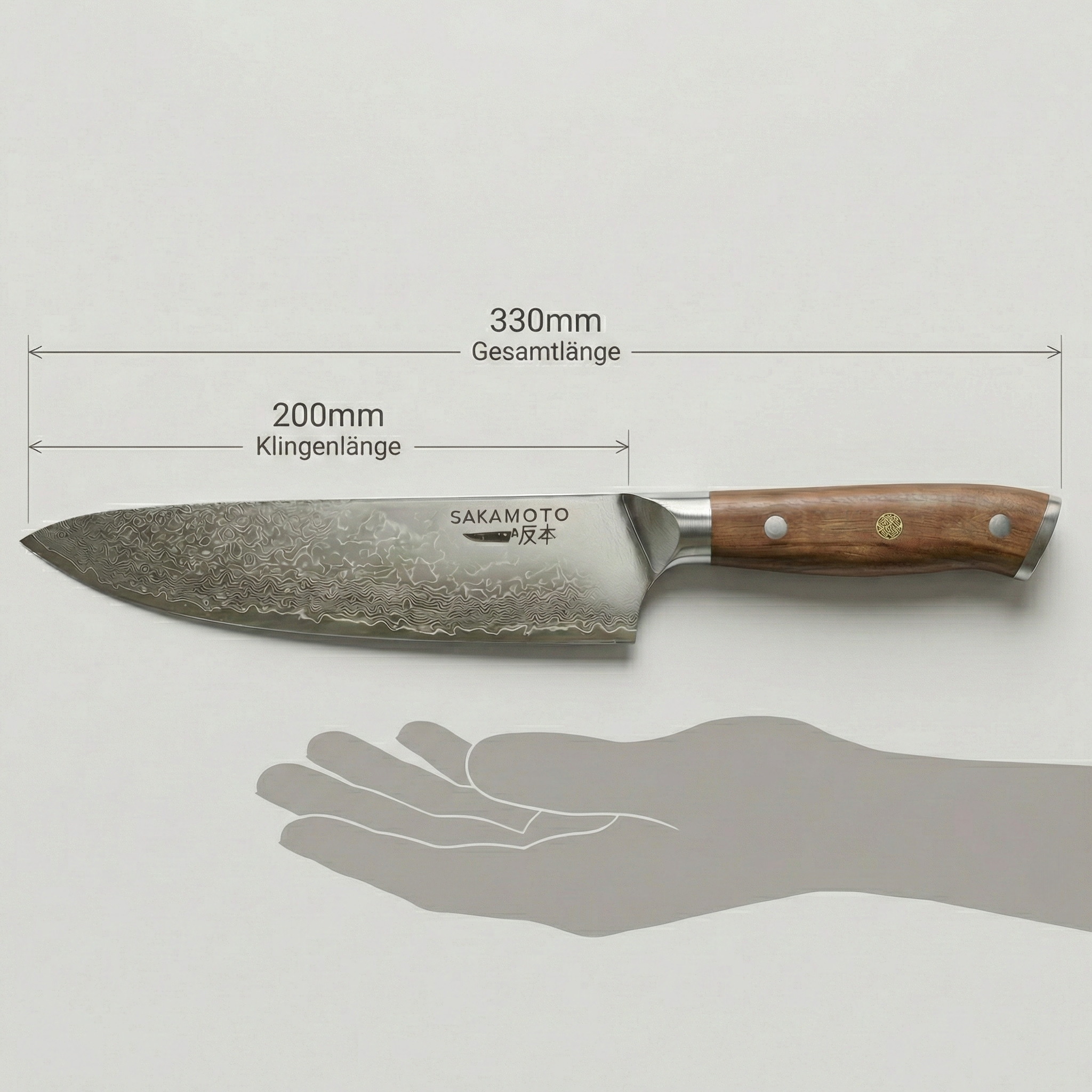 Damast Chefmesser | Gokayama