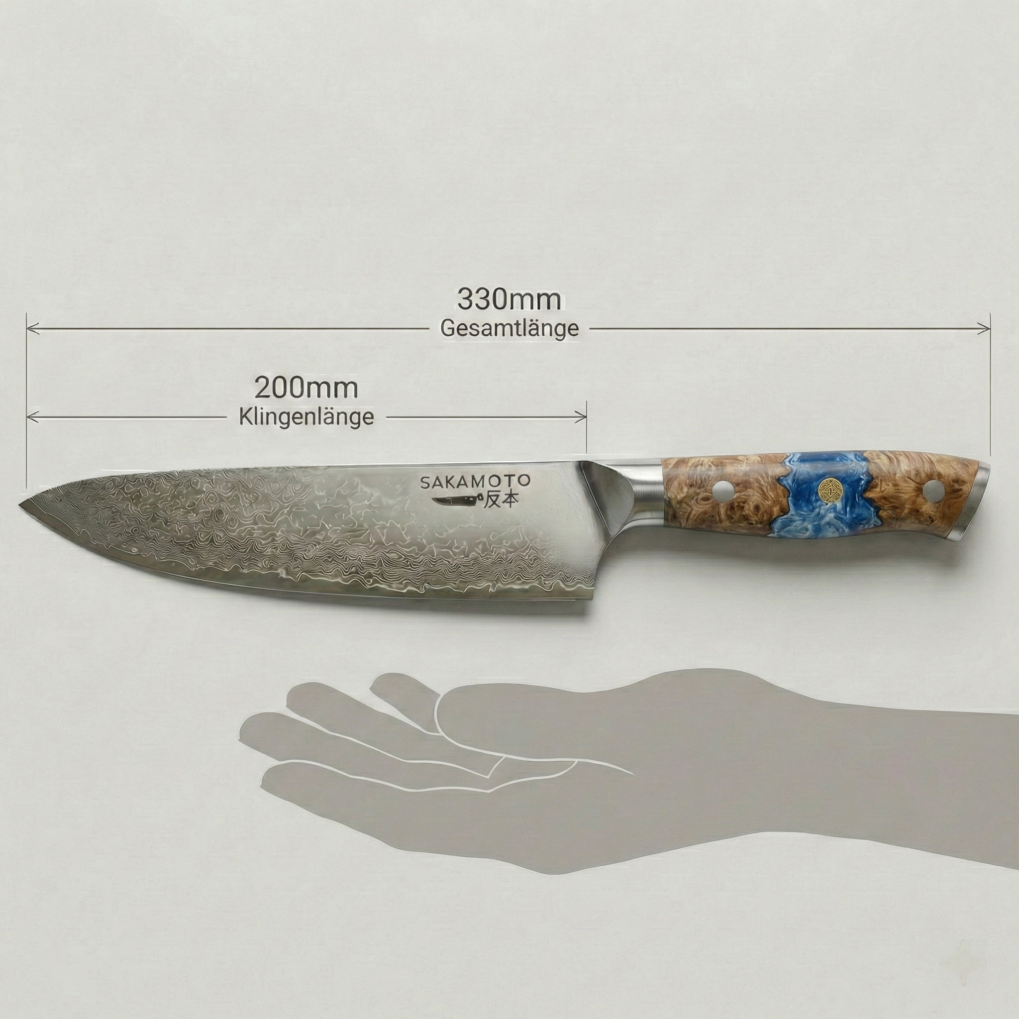 Damast Chefmesser | Kuma